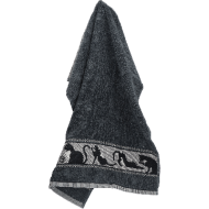 Handdoek - Katten - Antraciet